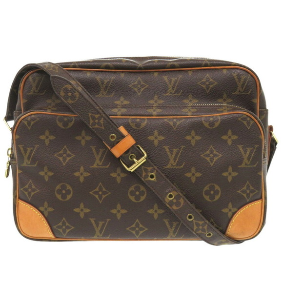 Louis Vuitton Nile Monogram M45244 Brown Shoulder Bag LV 1343LOUIS VUITTON - Picture 1 of 10
